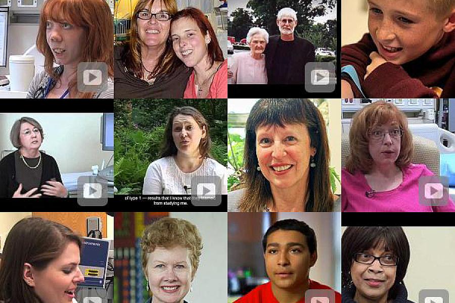 Collage of volunteers