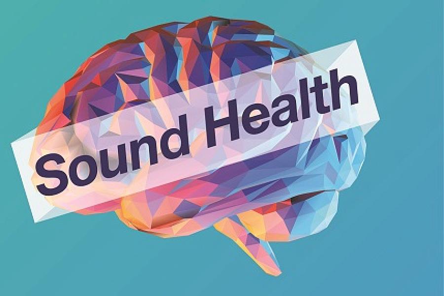 Brain image with Sound health banner