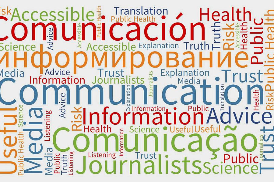 Communications word cloud